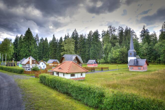 Miniaturnachbau - Technisches Denkmal - Historischer Schieferbergbau - Lehesten
