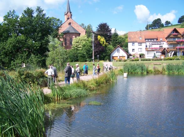 Kleine Parkanlage in Rothenbuch