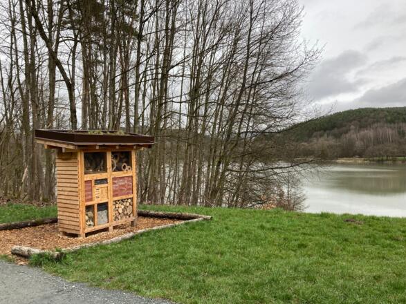 Insektenhaus am See