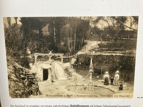 Die Sinterterrassen aus früherer Zeit