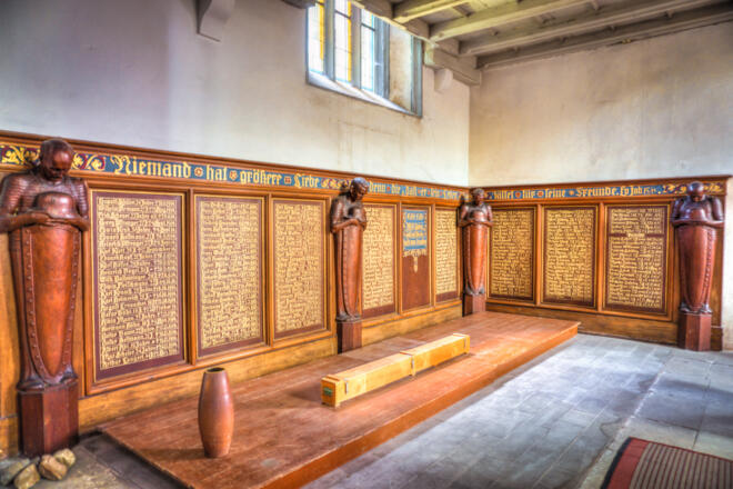 In Gedenken der Opfer des Ersten Weltkrieges - Dreifaltigkeitskirche - Eisfeld