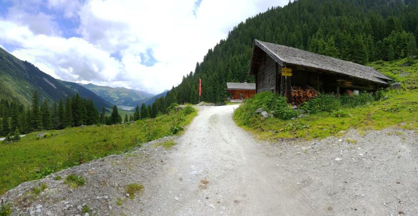 Die Trisslalm ist bewirtschaftet