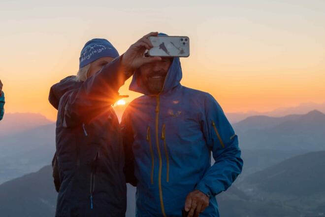 Sonnenaufgang Alpbachtal 24h Wanderung
