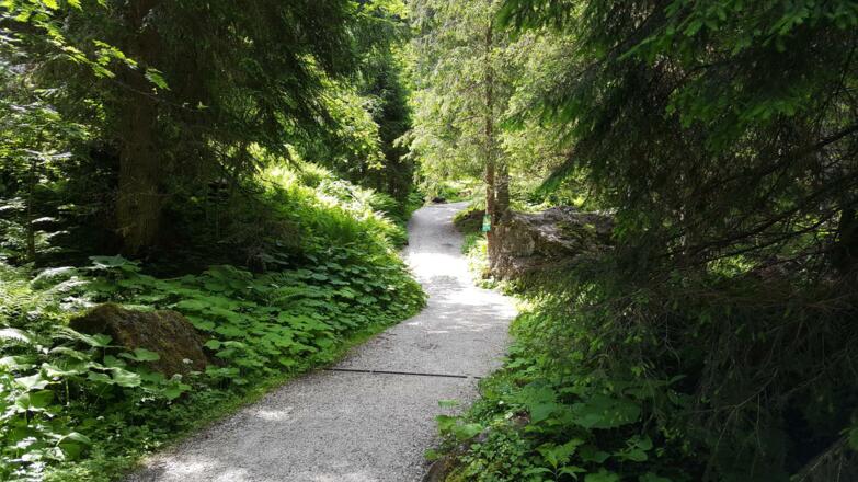 Schön angelegte Wanderwege