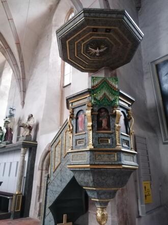 Kanzel der Marienkirche in Weißdorf