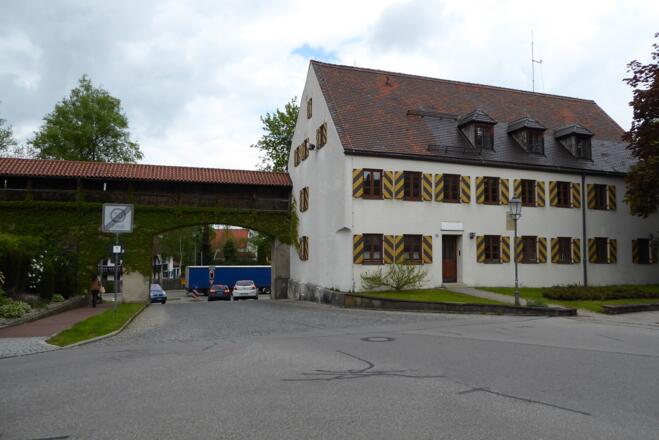 Münzgebäude der Stadt Schongau vor der Restaurierung 2020