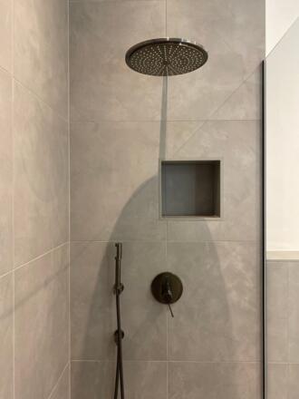 Badezimmer, ebenerdige Dusche