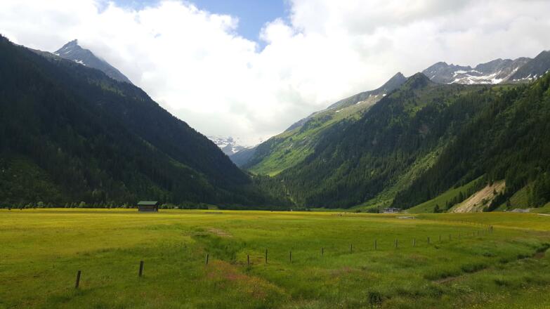 Blick in das Wandergebiet