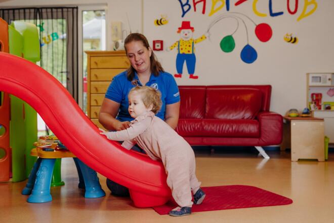 Babybetreuung im Babyclub