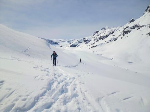 Die letzten Meter zurück zur Klostertaler Umwelthütte.