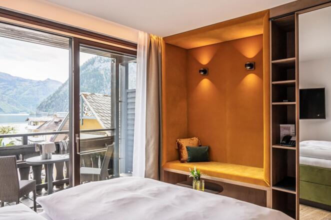Kuschelzimmer mit Balkon und Seeblick