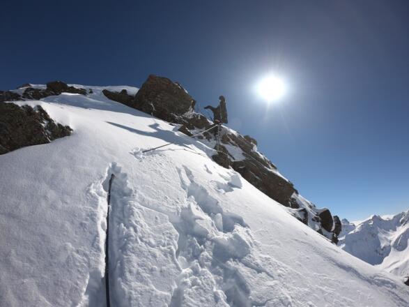 Gipfelaufschwung Mitterkarspitze
