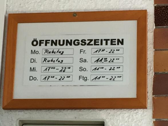 Öffnungszeiten Biergarten Neuwirt