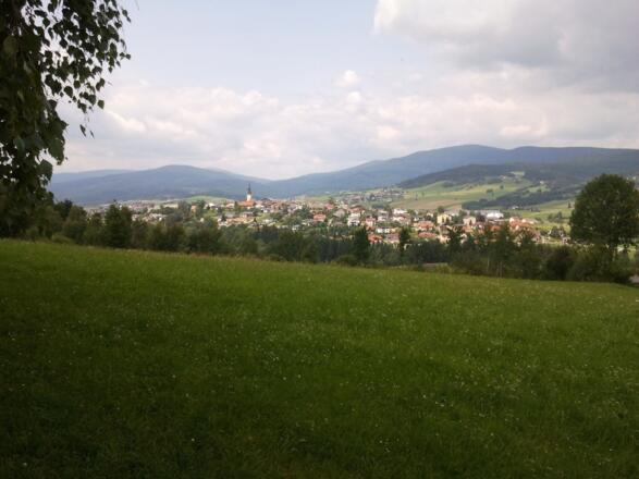 Sonniger Steig Rastplatz Ulrichsberg