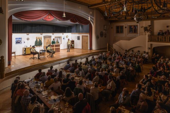 Innenansich des Haus des Gastes in Wallgau