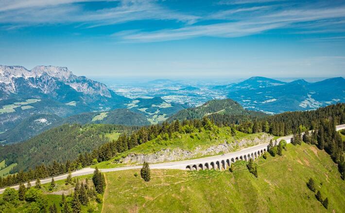 Abstecher zur Roßfeld-Panoramastraße © Deutsche Alpenstraße_Fotografie Dietmar Denger
