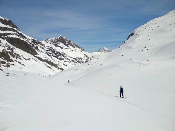 Im Klostertal hinaus in Richtung Umwelthütte.