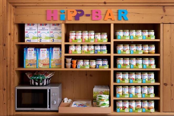HiPP-Bar für Babys und Kleinkinder inklusive