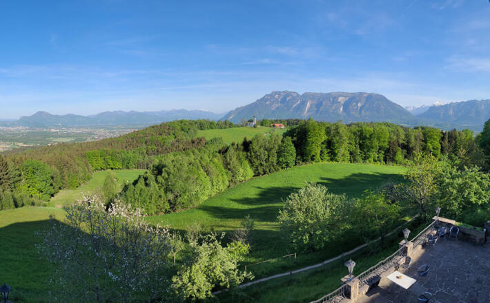 Blick von der Neubichler Alm zum Johannishögl