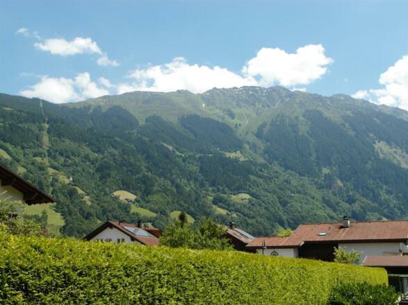 Blick vom Haus auf Hochjoch