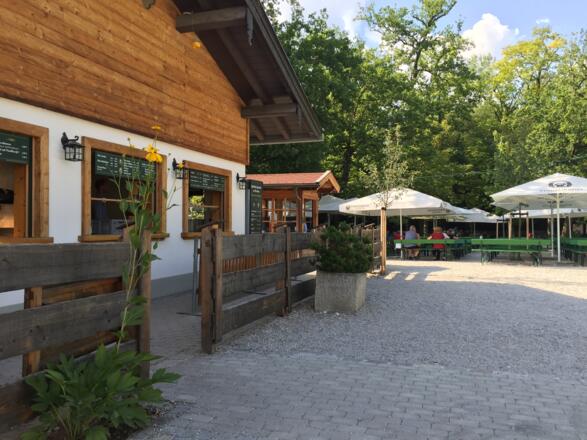 Zugang zum Ausschank Kugler Alm