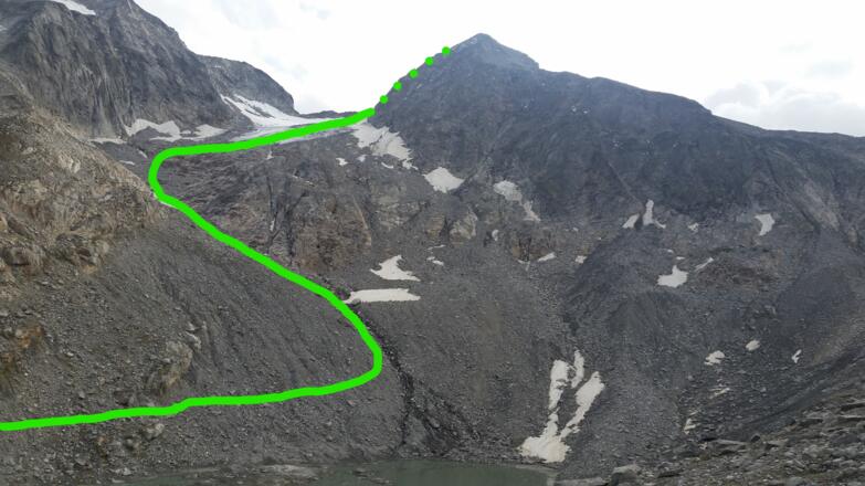 Aufstieg zur Wollbachspitze