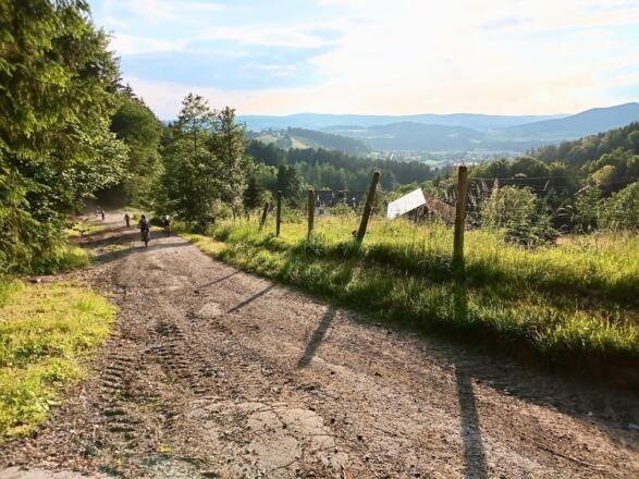 Abfahrt nach Richtung Haibach