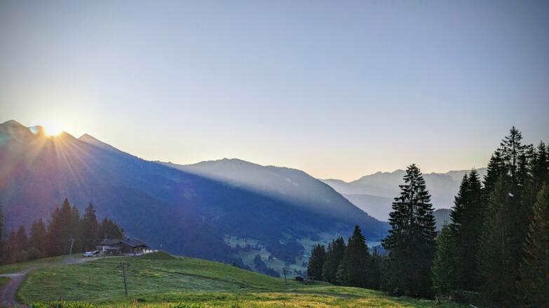 Sonnenaufgang auf der Wildalm