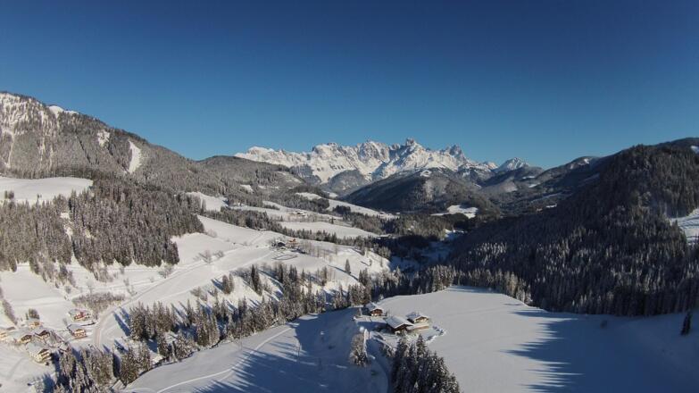 Aussicht auf den Gosaukamm