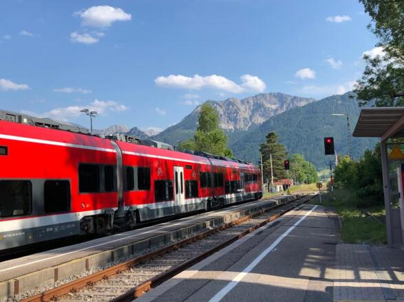 Mit der Bahn...