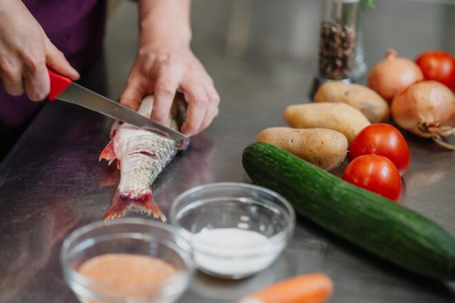 Kochen - Fisch vorbereiten