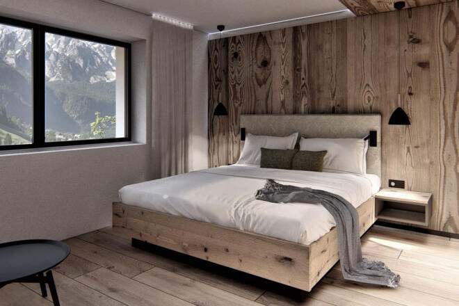 Schlafzimmer Apartment Gosauschmied
