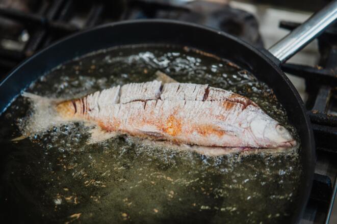 Fisch in der Pfanne