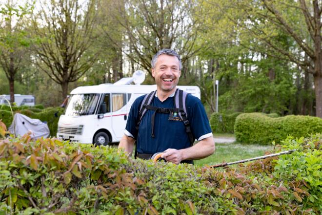 Womo, Caravan, Auto mit Zelt