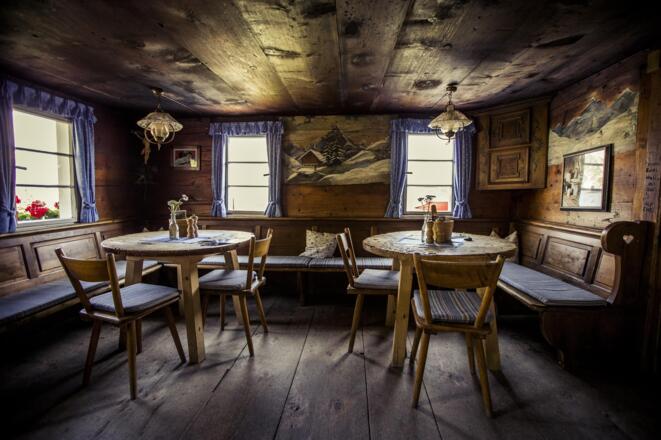 Stutzalpe Stube Sommer