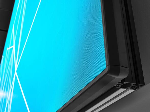 voestalpine Stahlwelt LED Wand Detail © voestalpine Stahlwelt GmbH