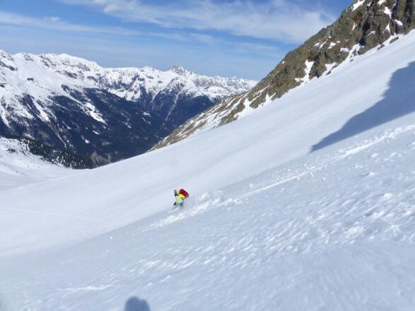 Unberührte Hänge lassen das Herz höher schlagen.