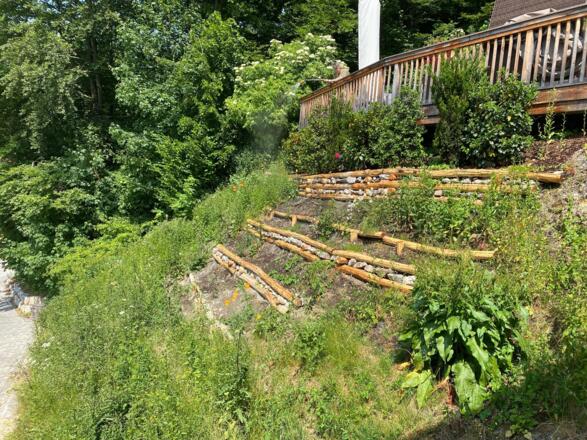 Im Mai ´23 neu gestalteter Hang