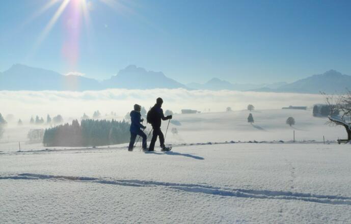 Ein Wintertraum Schneeschuhwandern
