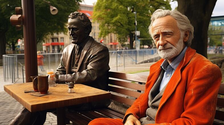 Helmut Dielt und Helmut Fischer (KI generated)