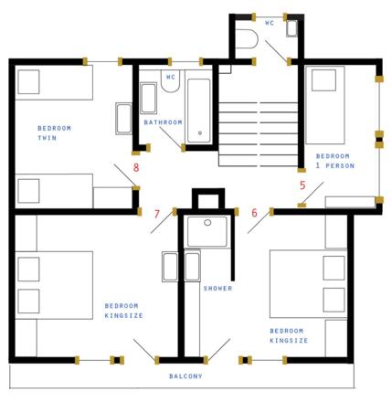 layout 2nd floor