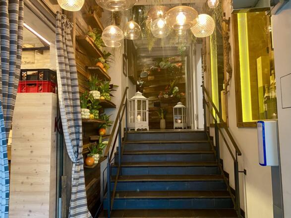 Eingang des Restaurants