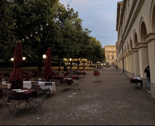 Terasse des Schumann´s im Hofgarten