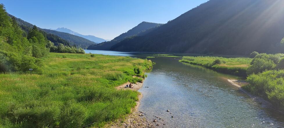 Inmitten des Landschaftsschutzgebiet Wiestalstausee...