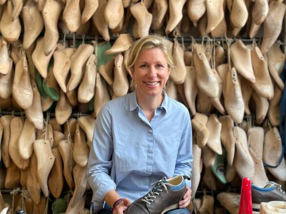 Maßschuhmacherin Marion Peduto