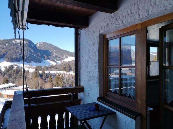 Blick vom Balkon