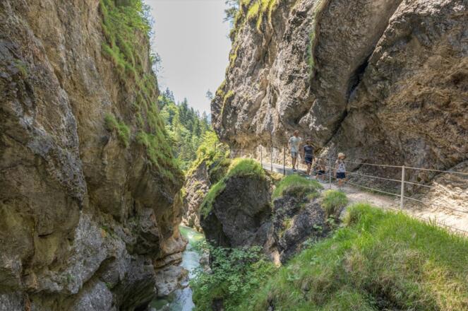 Tiefenbachklamm Wanderung Familie