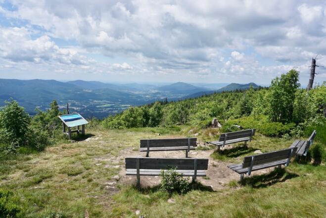 "Naturkino" mit Blick in den Lamer Winkel