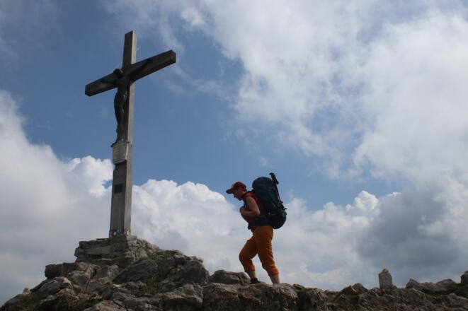 Jägerkamp (1746 m)  Gipfelkreuz