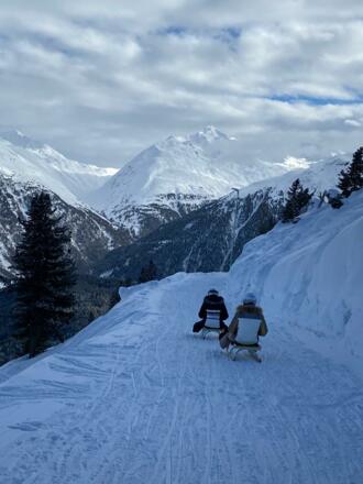 Tolle Rodelbahn in Sölden